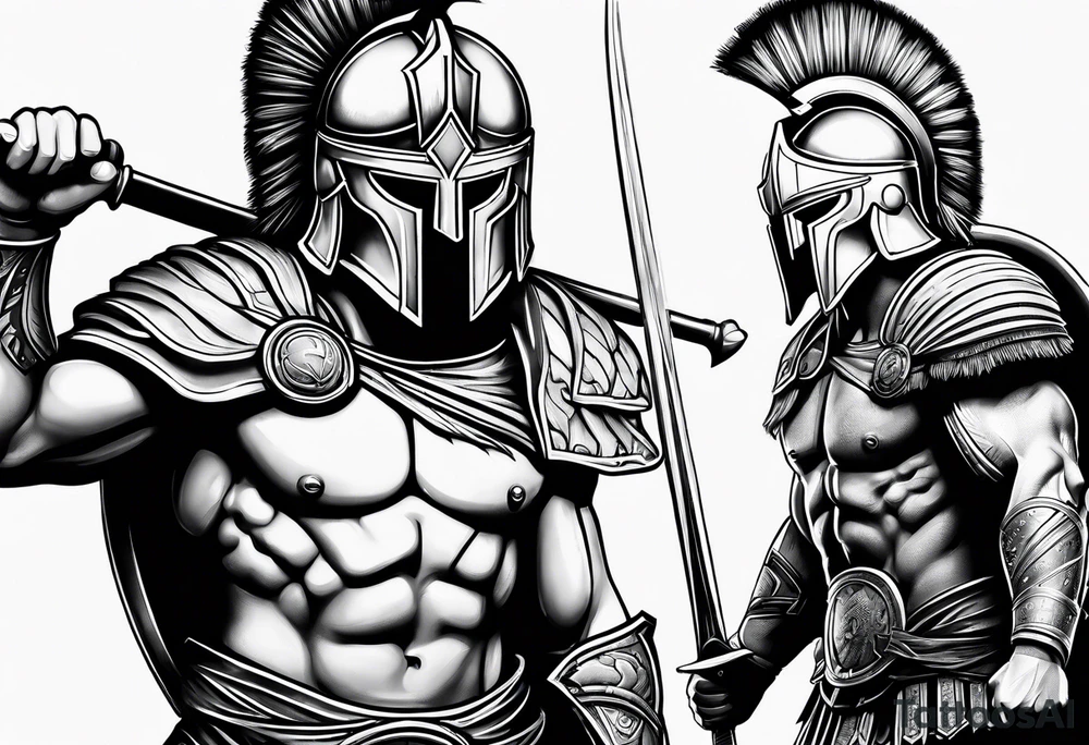 Spartan tattoo idea