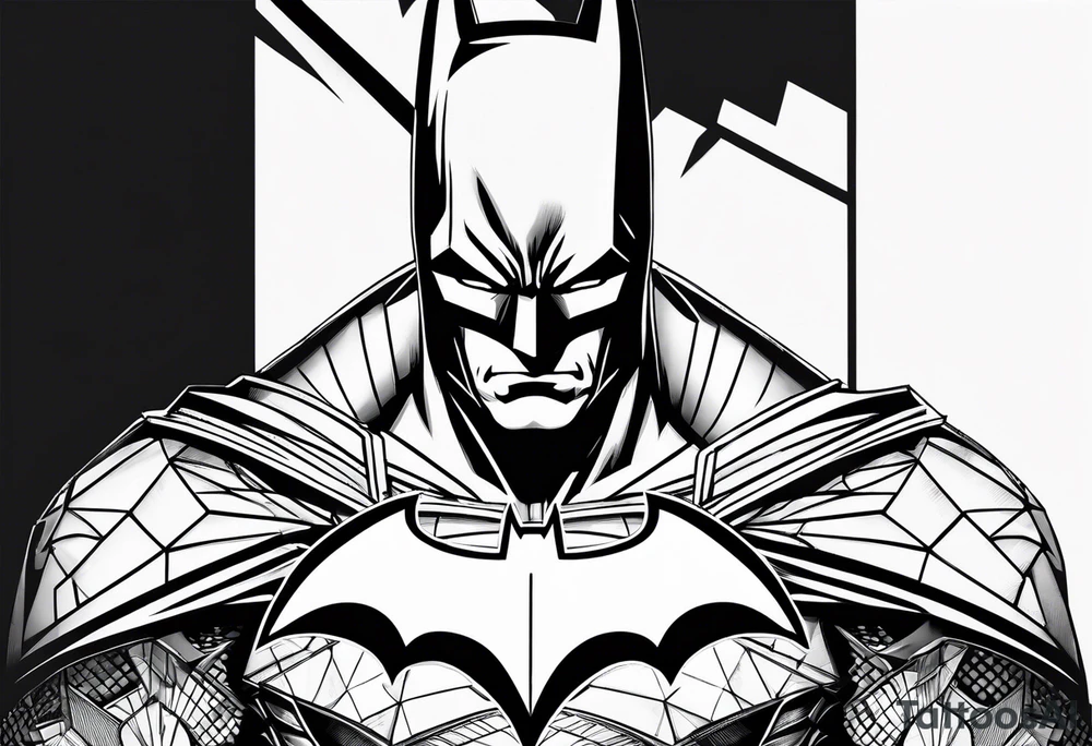 batman metal tattoo idea