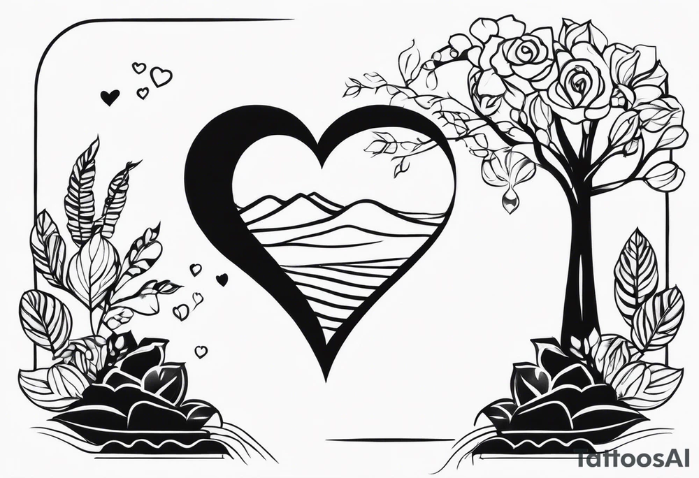 Love for life tattoo idea