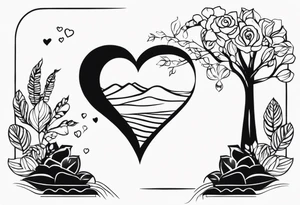 Love for life tattoo idea
