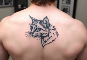 Black Cat tattoo idea