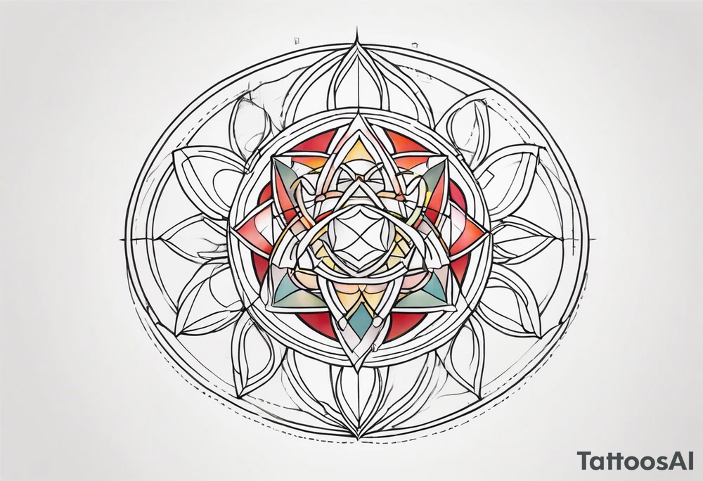sacred geometry tattoo idea