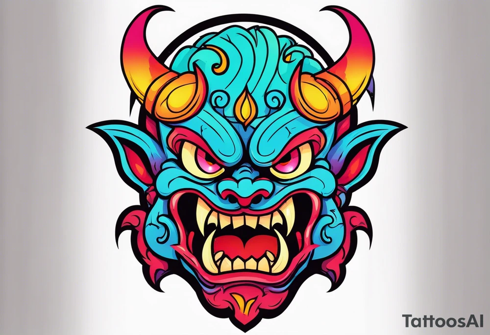 Demon time tattoo idea