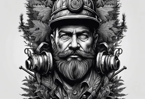 Dark Forest, Mine, Miner tattoo idea