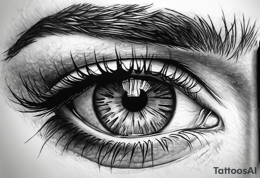 Eyes tattoo idea