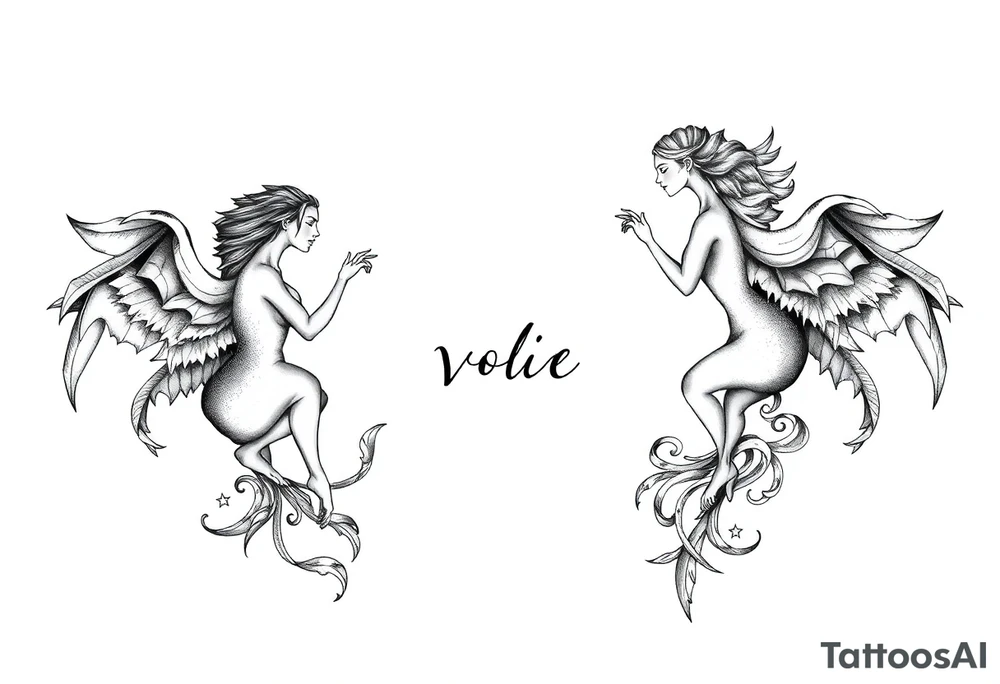 The constellation stars Gemini map 
and my name viola tattoo idea