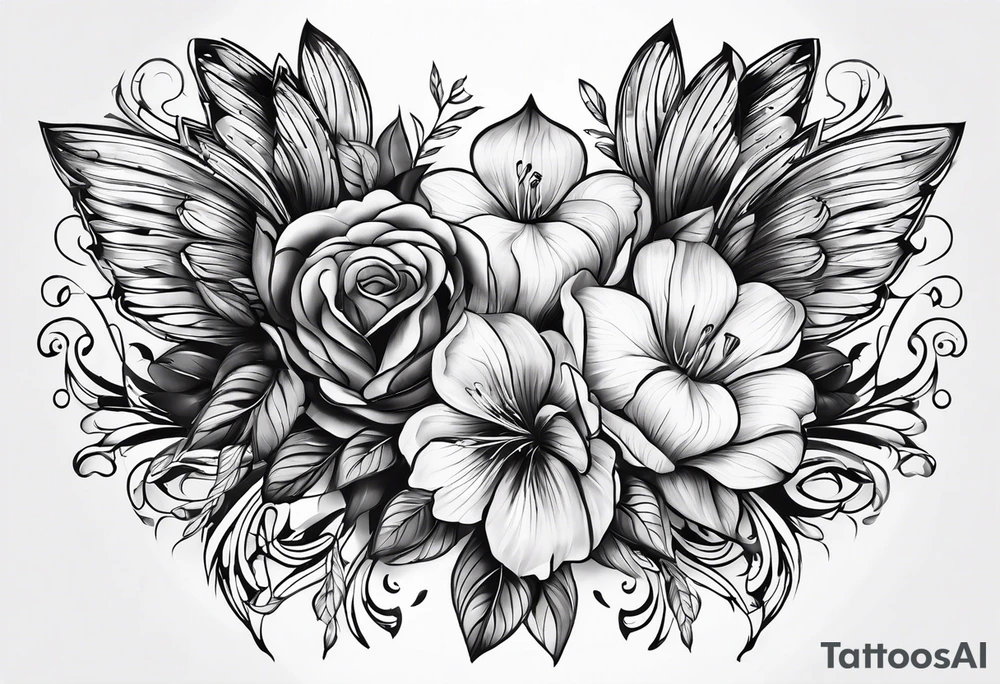 Тату рукав в стиле чикано, девушка tattoo idea