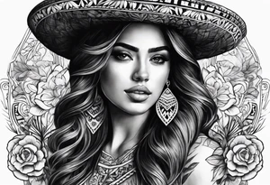 mexican style tattoo tattoo idea