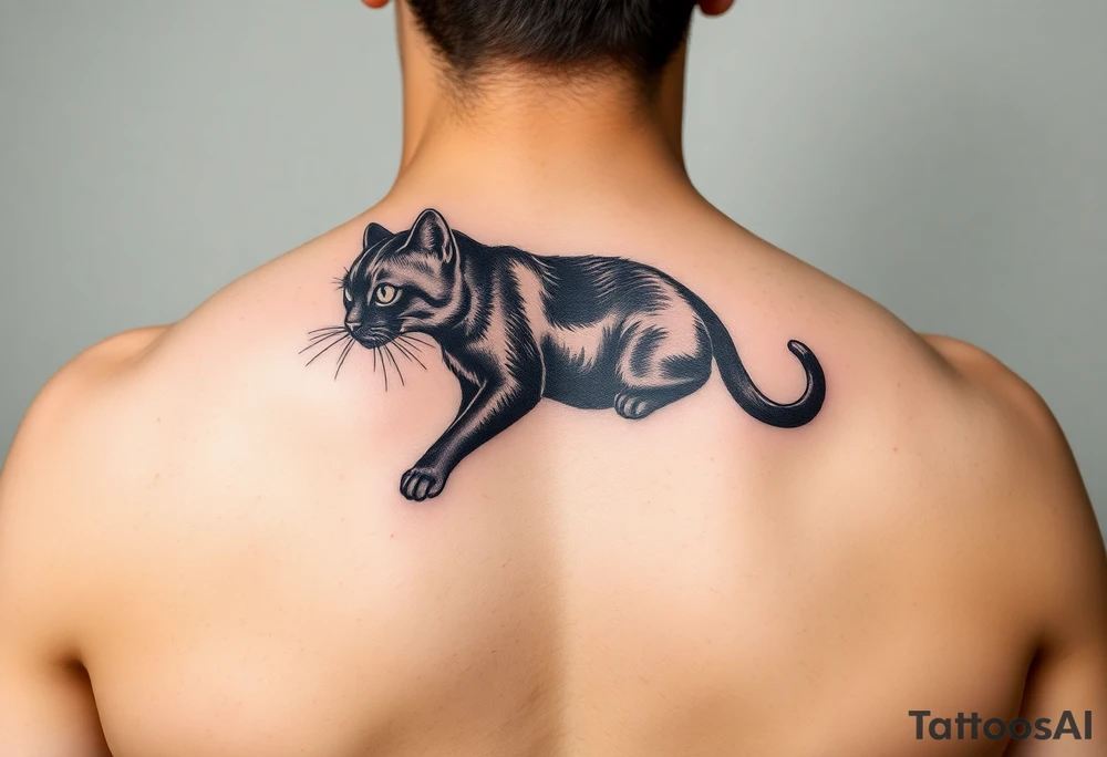 Black Cat tattoo idea
