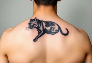 Black Cat tattoo idea