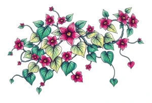 Poison Ivy vine tattoo idea