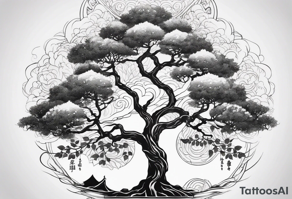 family tree tattoo idea