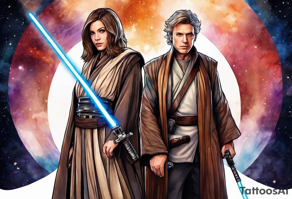 Jedi with doctor who tattoo idea