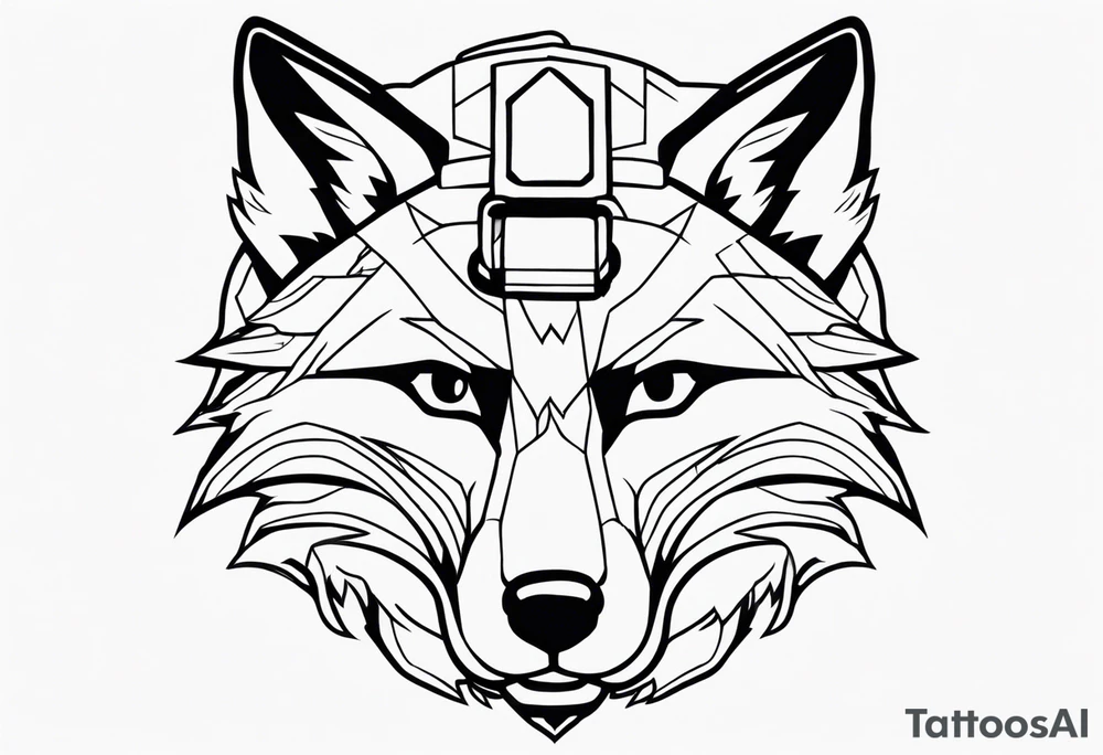 army angry fox commando tattoo idea