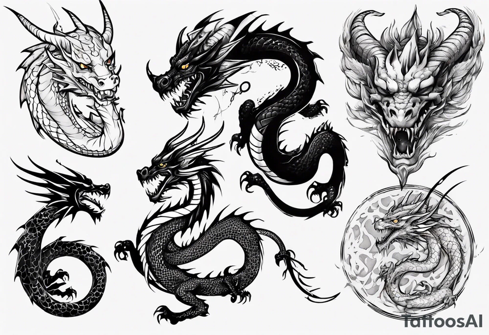 dragon tattoo idea