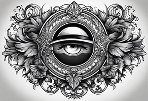 Bergbau, Bergmann, Nadelwald, tattoo idea