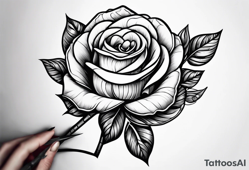 a human hand holding on to a single, long stem rose stem tattoo idea a human hand holding on to a single, long stem rose stem tattoo idea