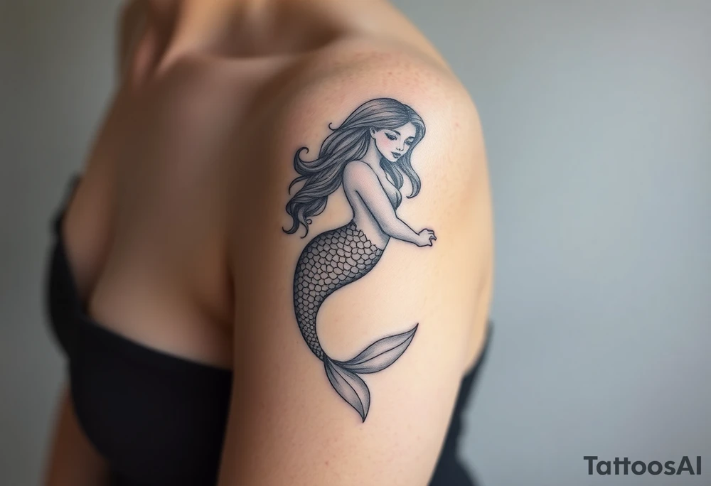 Mermaid tattoo idea
