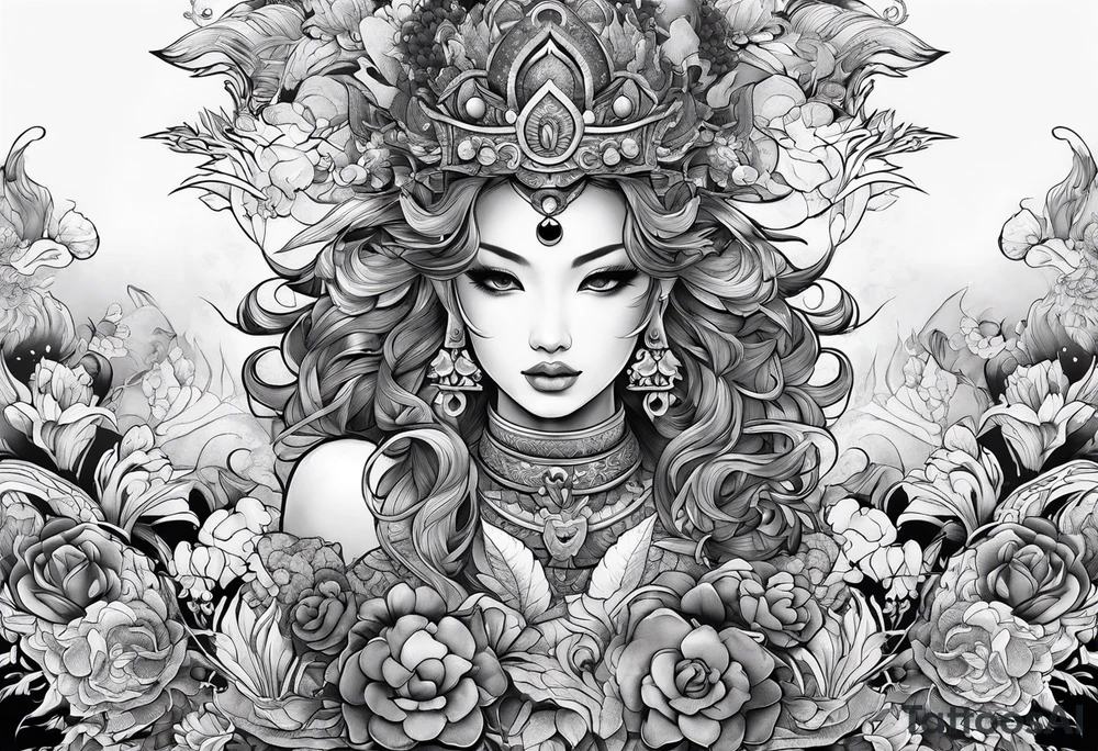 fresque héroique tattoo idea