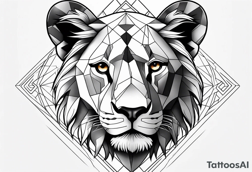 Lion Cub paw tattoo idea