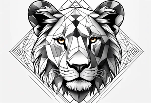 Lion Cub paw tattoo idea