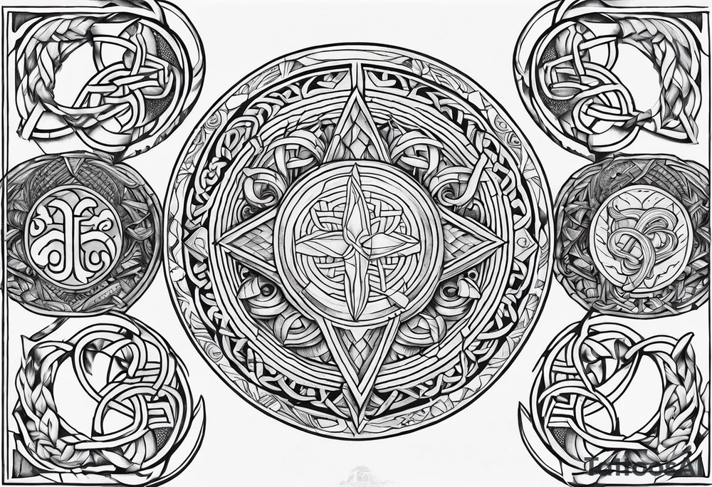 Norse symbols tattoo idea