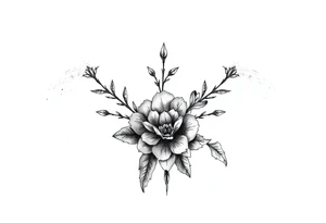 Thigh tattoos no flowers tattoo idea