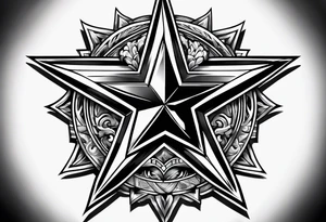 dallas cowboy star tattoo idea