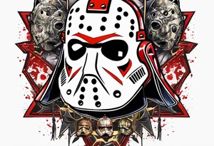 Friday the 13th Jason mask, Star Wars tattoo idea