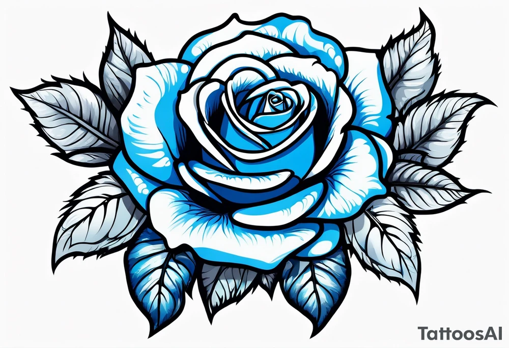 blue roses frames, tattoo idea