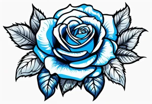 blue roses frames, tattoo idea