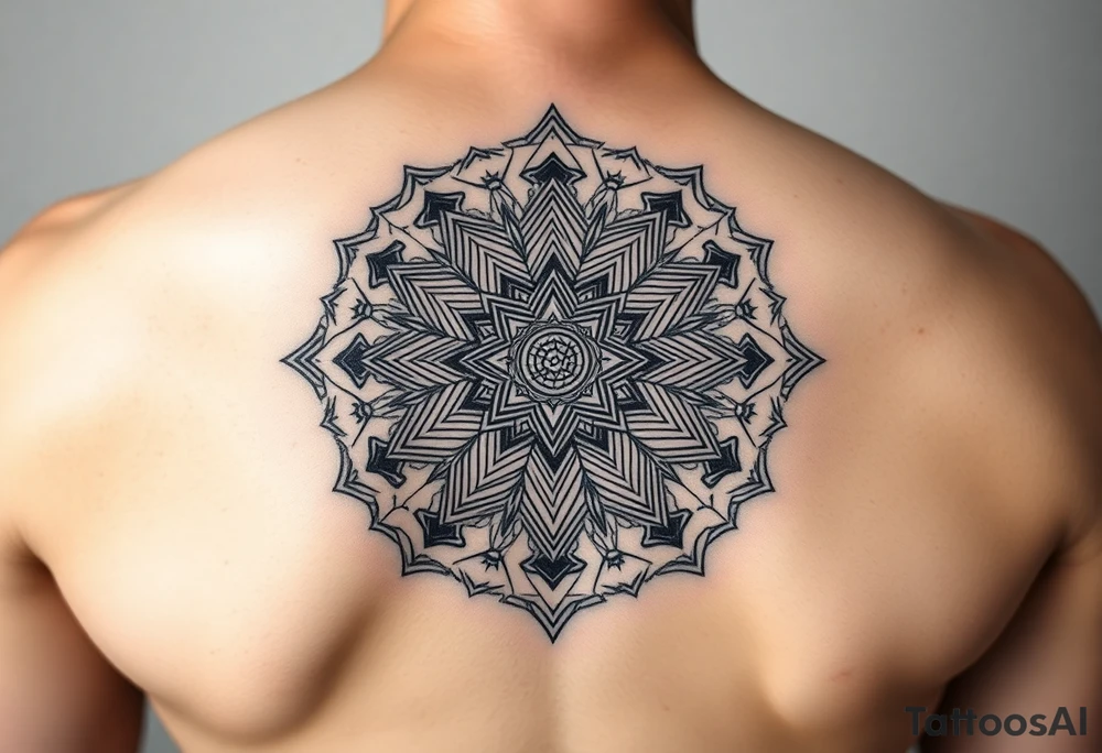 intricate mandala with sacred geometry and cosmic elements tattoo idea intricate mandala with sacred geometry and cosmic elements tattoo idea