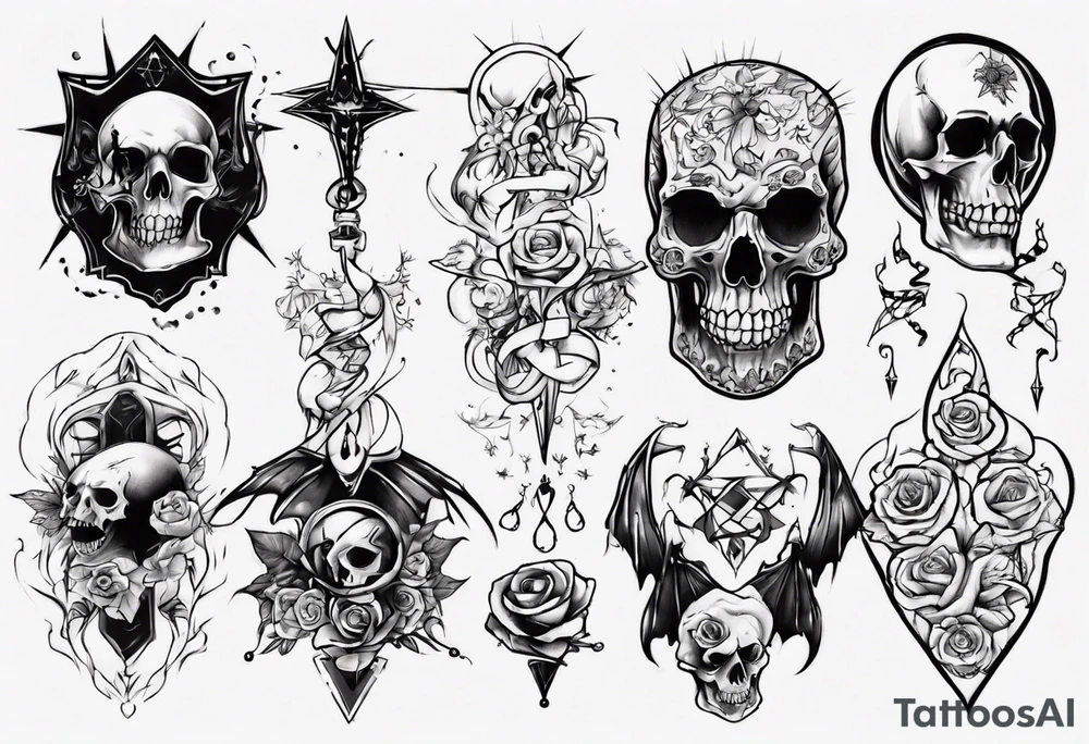 Goth tattoo idea