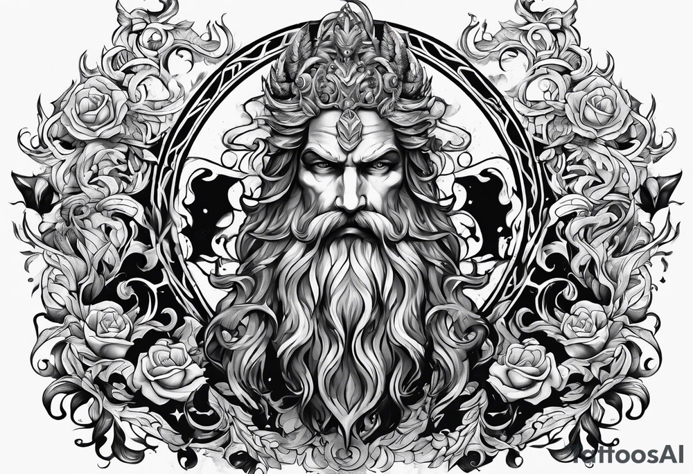 chaos greek god tattoo idea