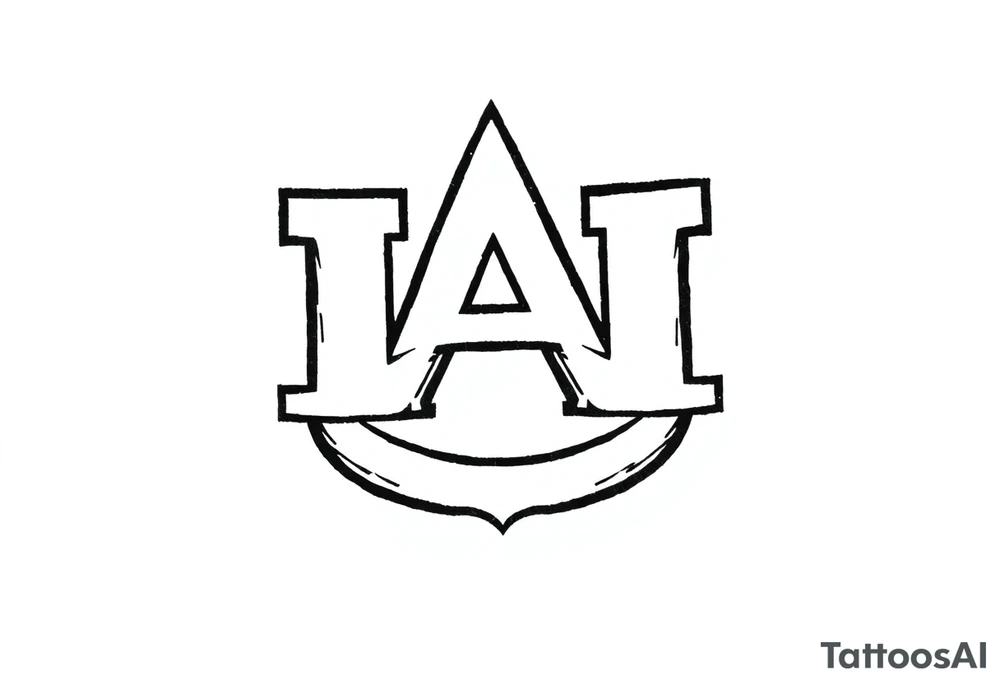 Auburn symbol tattoo idea