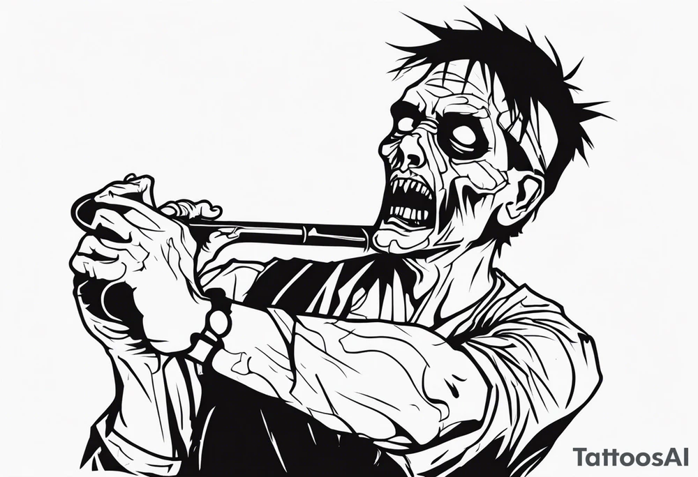 Zombie tattoo idea