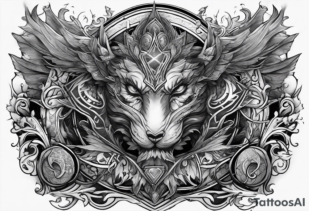 Wizardry, Weapons, Fantasy tattoo idea