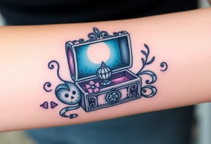 Pandora’s box, Tim Burton style tattoo idea