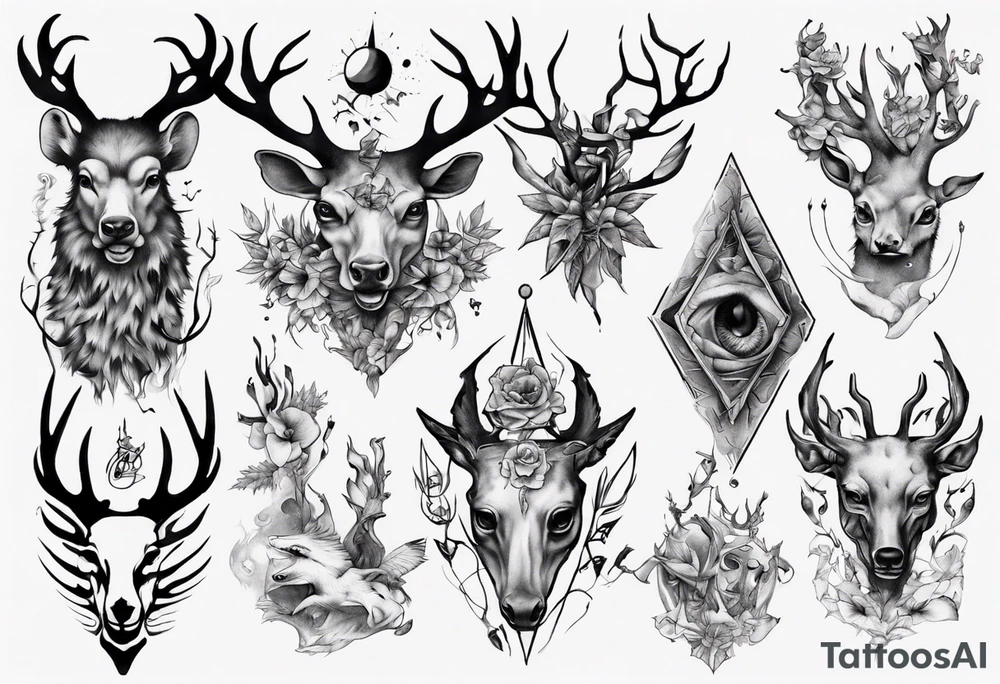 Hirsch tattoo idea