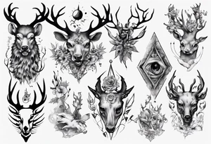 Hirsch tattoo idea