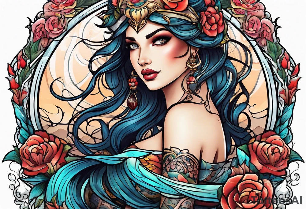 Siren tattoo idea