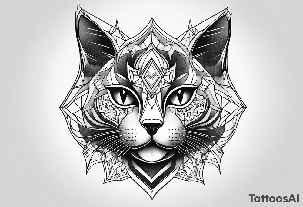 Black Cat tattoo idea