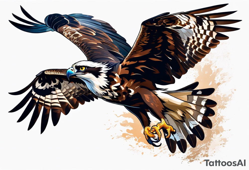 osprey taking off tattoo idea