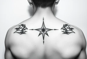 Edgy cybersigilism “Starz” tattoo idea