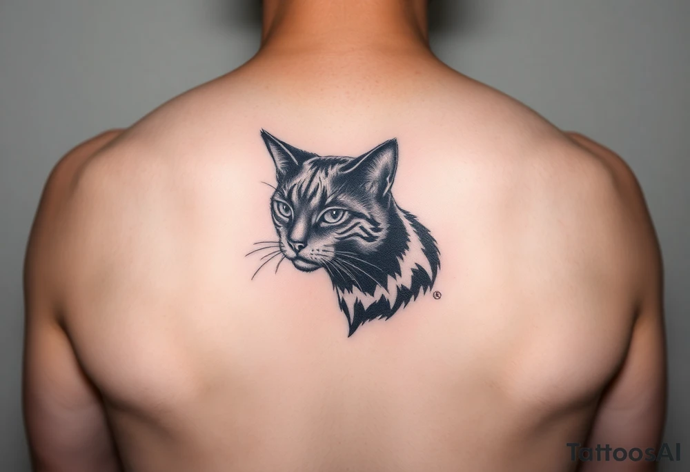 Black Cat tattoo idea
