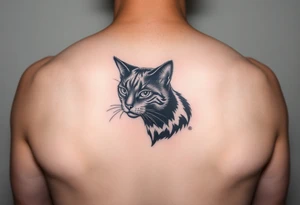 Black Cat tattoo idea