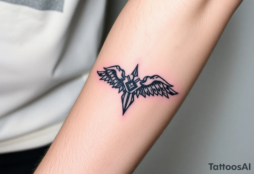 Nordic viking tattoo idea