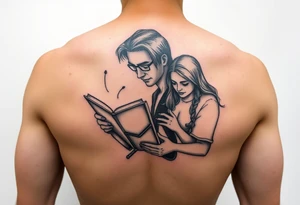 Heather, reading, football, music, mom, wife, son tattoo idea
