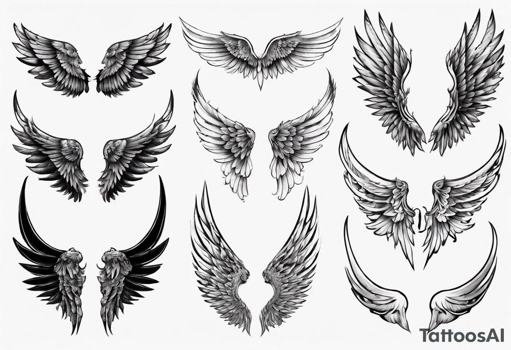 wings tattoo idea