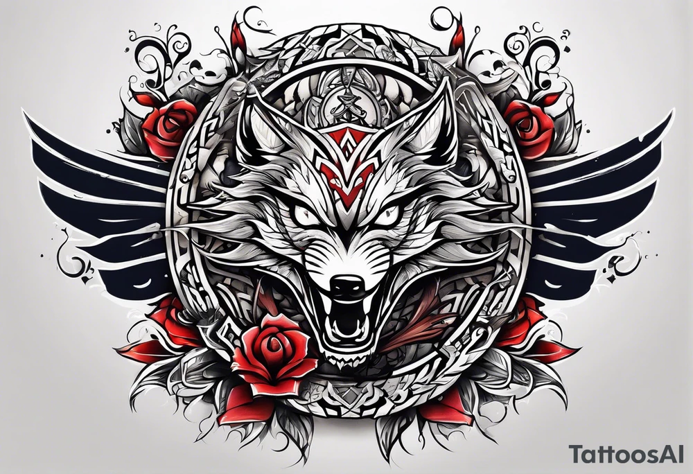 A tattoo with the word "HARK" tattoo idea